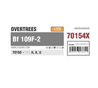 EDUARD 70154X Messerschmitt Me-109F-2 OVERTREES