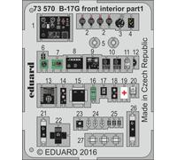 EDUARD 73570 FOTOTAGLIO AEREO INTERNO ANTERIORE B-17G AIRFIX 1/72