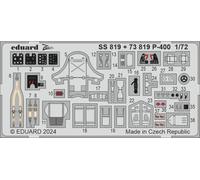 EDUARD 73819 FOTOTAGLIO AEREO MIGLIORAMENTO P-400 ARMA HOBBY 1/72