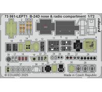 EDUARD 73861 SET INCISO CON FOTO B-24D NASO E VANO RADIO (PER AIRFIX) 1/72