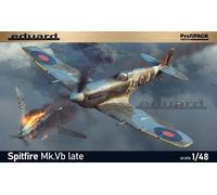Eduard Kit Di Plastica 82156 - 1:48 Spitfire Mk.Vb Tardo, Profipack - Nuovo