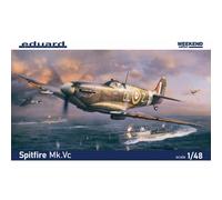 EDUARD 84192 Spitfire Mk.vc 1/48: Kit Weekend Singola E Esatta, 4 Marcature Raf