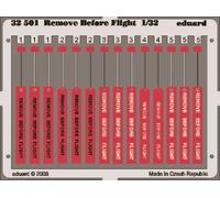 Eduard Accessories 32501 - 1:3 2 Remove Before Flight - Nuovo