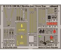 Eduard Accessories 32511 - 1:3 2 F-4 Phantom II Ejectin Seat / Verde Tipo per