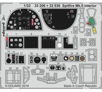 Eduard Accessories 33206 1:3 2 - Spitfire Mk. II Interior per Revell - Nuovo