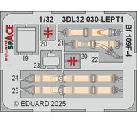 Accessori Eduard 3DL32030 - 1:32 Bf 109F-4 SPACE HOBBY 2000 / HASEGAWA - Nuovo