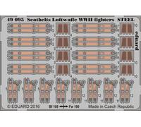 Eduard Accessories 49095 - Set Cinture Di Sicurezza 1:48 Luftwaffe WWII Acciaio
