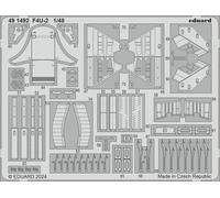Eduard Accessories 491492 - 1:48 F4U-2 Hobby Boss - Nuovo