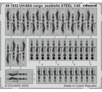 Eduard Accessories 491533 - 1:48 UH-60A Cargo Cinture Steel Icm - Nuovo