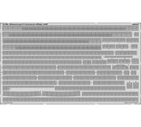 Eduard Accessories 53090 - 1:200 Bismarck Parte 8 - Nero Rail. Per T Ätzs