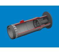 Eduard Accessories 6481149 - 1:48 MiG-21F Scarico Nozzle Stampare per - Nuovo