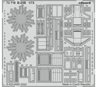 Eduard Accessories 73716 - 1:72 B-25B per Airfix - Nuovo
