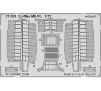 Eduard Accessories 73869 Accessori Spitfire Mk.Vb 1:72 Per IBG Models - Nuovo