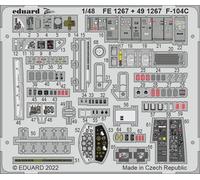 Eduard Accessories FE1267 - 1:48 F-104C 1/48 - Nuovo