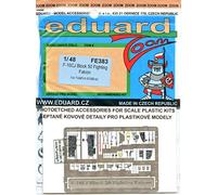 Eduard Accessories FE383 Falke Model Building Accessories F-16CJ Block 50 Fighting Falcon per Tamiya Kit, Assortiti