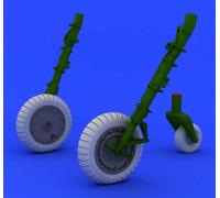 Eduard Brassin Focke-Wulf Fw 190F-8 Cerchi Ruote Appiattito 1:3 2 Kit Revell Kit