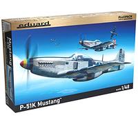 Eduard Plastic Kits Kit modello in plastica 1:48 P-51K Mustang non verniciato Pacco Professionale