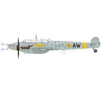 Eduard EDK84145 Me Modellino Aereo Bf110F Nachtjager Scala 1:48 Plastic Kit