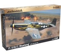 Eduard EDU82108 1/48 Profiled Pack USA P-51B/C Dosalfine, Kit di montaggio per modellini in plastica