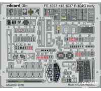 Eduard F-104G Early Starfighter Interior Acquaforte 1:48 per Kinetic Kit Nuovo
