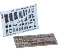 EDUARD - F-14A decalcomanie 3D 1/48 - EDUARD 3DL48178
