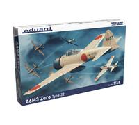 Eduard Kit Plastici 84191 - 1:48 A6M3 ZERO Tipo 32 Edizione Weekend - Nuovo