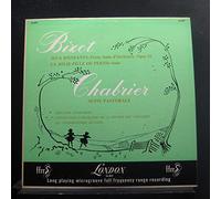 Eduard Lindenberg, L'Orchestre De La Societe Des Conerts Du Conservatoire De Paris - Bizet Jeux D'Enfants-Petite Suite d'Orchestre / Chabrier Suite Pastorale - Lp Vinyl Record