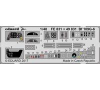 Eduard Messerschmitt Me Bf-109G-6 Interior Zvezda 1:48 Kit Acquaforte Caustica