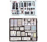Eduard o 1/48 Space McDonnell Aircraft F-4B Phantom 2 Interni Decalcomanie 3D Incise Parti Set (Tamiya) Modello di Plastica Decalcomania EDU3DL48040