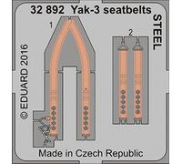 Eduard Photoetch 1:32 - Yak-3 Seatbelts Steel (Sp. Hobby)