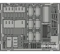 Eduard Photoetch 1:35 - Sd.Kfz.7 Zugkraftwagen 8t tool boxes (Trumpeter) - EDP36066