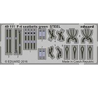 *** Eduard Photoetch 1:48 - F-4 Green Seatbelts Steel