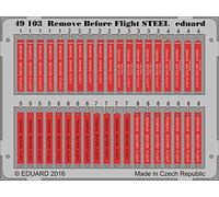 Eduard Photoetch 1:48 - Remove Before Flight Tags Steel