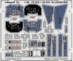 Eduard Sukhoi Su-25UB / Ubk Interior Pozzetto Acquaforte 1:48 Smer Modello Kit