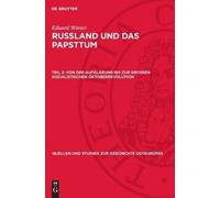 Eduard Winter Von Der Aufklärung Bis Zur Grossen Sozialistisc (Copertina rigida)