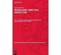 Eduard Winter Von Der Christianisierung Bis Zu Den Anfängen D (Copertina rigida)