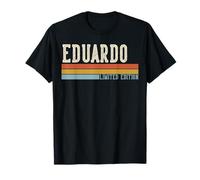 Eduardo Retro Vintage Uomini Bambini Ragazzi Nome Maglietta