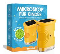 Edubini Microscopio Digitale per Bambini [Ingrandimento 1000X] - Microscopio Portatile da Tasca per Giardino, Bosco & Esperimenti - Giocattolo Microscopio per Bambini con Schermo HD Digitale [inclusa