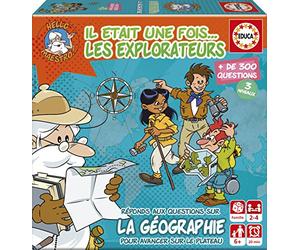 Educa - 17354 - Mini Gioco Era Una Volta… Gli Esploratori Nero
