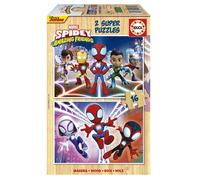 Educa 19579 Spidey & Amazing 2x16 Spidey & His Amazing Friends, Assorted, 26 x 1