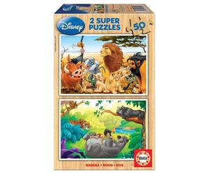 Educa 2x50 Pezzi Puzzle Amici Animali