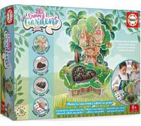 EDUCA 3D DREAM GARDENS: casa sull’albero 2 in 1 - set creativo con mini giardino