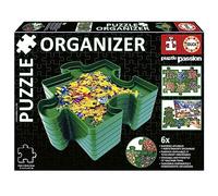 Educa - Accessorio per puzzle. Organizzatore di puzzle. Pezzi separati per colori, per forme o guárdalas che impilano i 6 vassoi perfettamente adatti (19577)