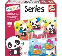 Educa Baby incastro Panda Bimba e amici, 6 puzzle da 3 pezzi