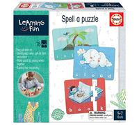Educa - Bambini Spell Un puzzle educativo | L'apprendimento è divertente 18839 | Educa - crea giochi educativi per migliorare l'agilità mentale, la velocità e, soprattutto, il divertimento !