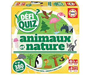 Educa Borrás Defi Quiz-Animaux Et Nature - Gioco di società, 18157, variato