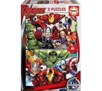 Educa - Puzzle 2x48 Vendicatori - 40-99 Pezzi