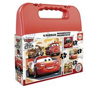 Educa Cars - Malette Di 4 Puzzle Progressivi S_0294_EDU8412668196773 Giocattoli