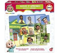 Educa Cocomelon Associazione e imparo. Gioco educativo per bambini. +36 mesi. 19135 JJ Asocio y aprendo. Juego para Bebés meses, Colore Cranberry, taglia unica