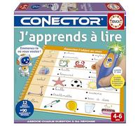 Educa - Conector Imparo a Leggi | Gioco educativo con Oltre 90 Domande e risposte. 12 temi diversi in Formato Libro e Matita con luce e suono. Consigliato per 4 Anni e Più (20168)
